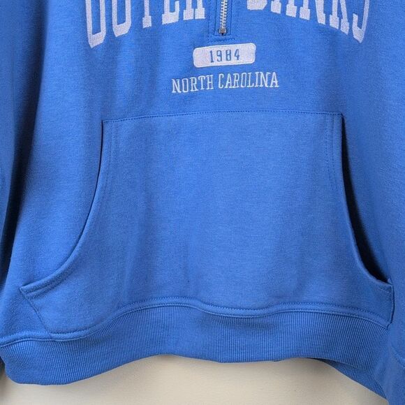 Vinyl Icons Outer Banks Embroidered Quater Zip Long Sleeve Sweatshirt Size L - Picture 6 of 9